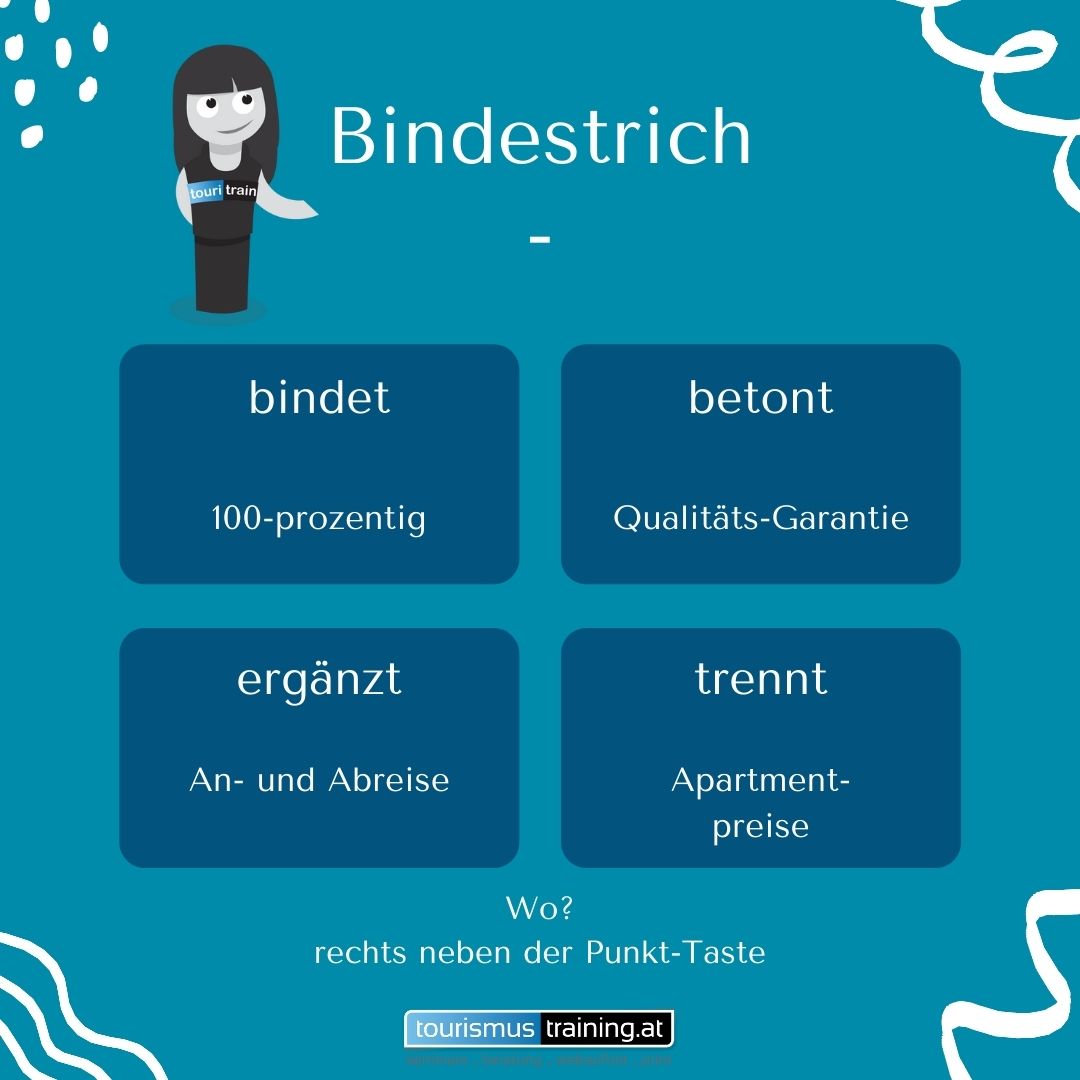 blog bindestrich